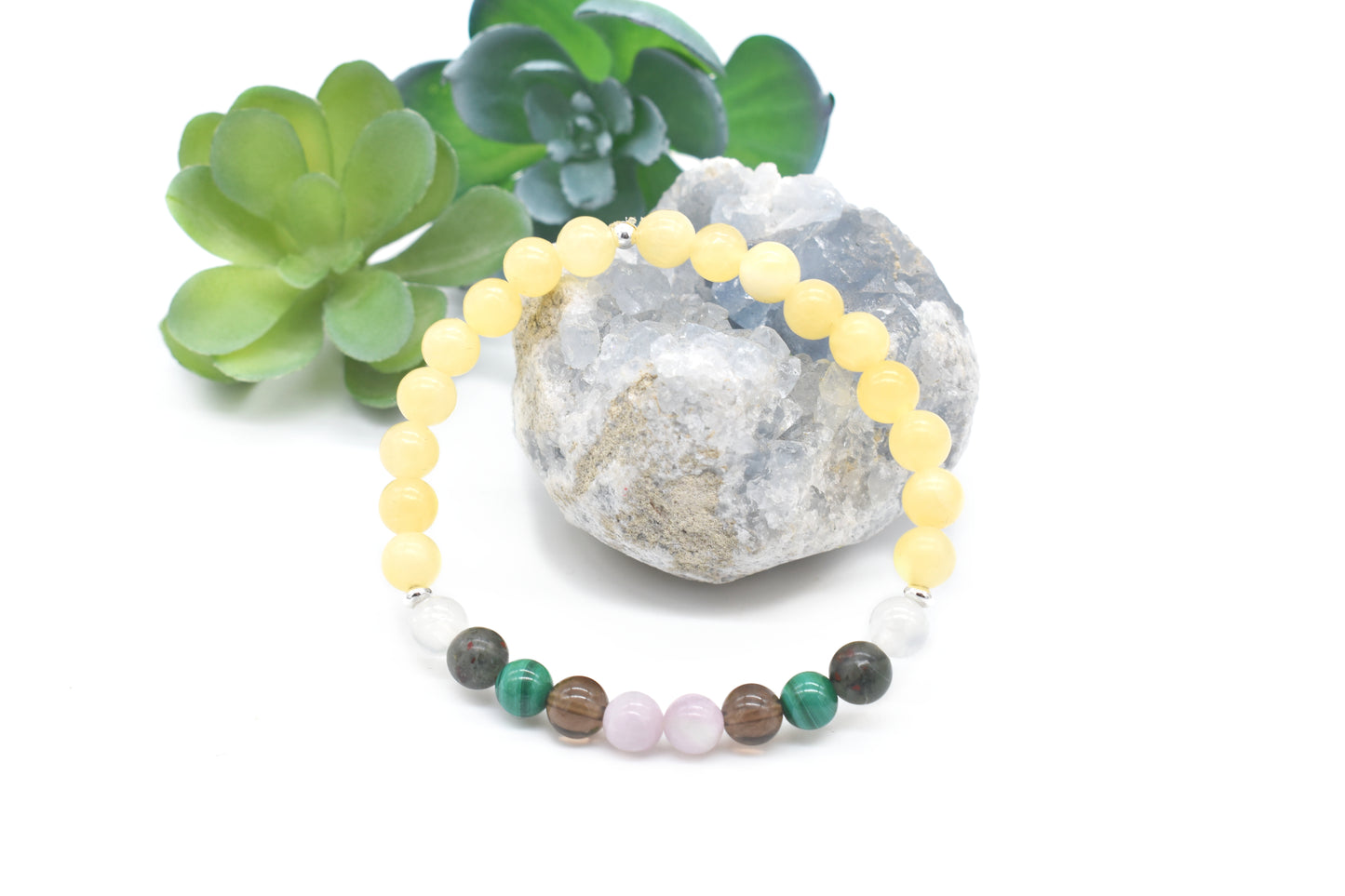 Body Healing Support Crystal Bracelet/Get Well Support Bracelet Gift