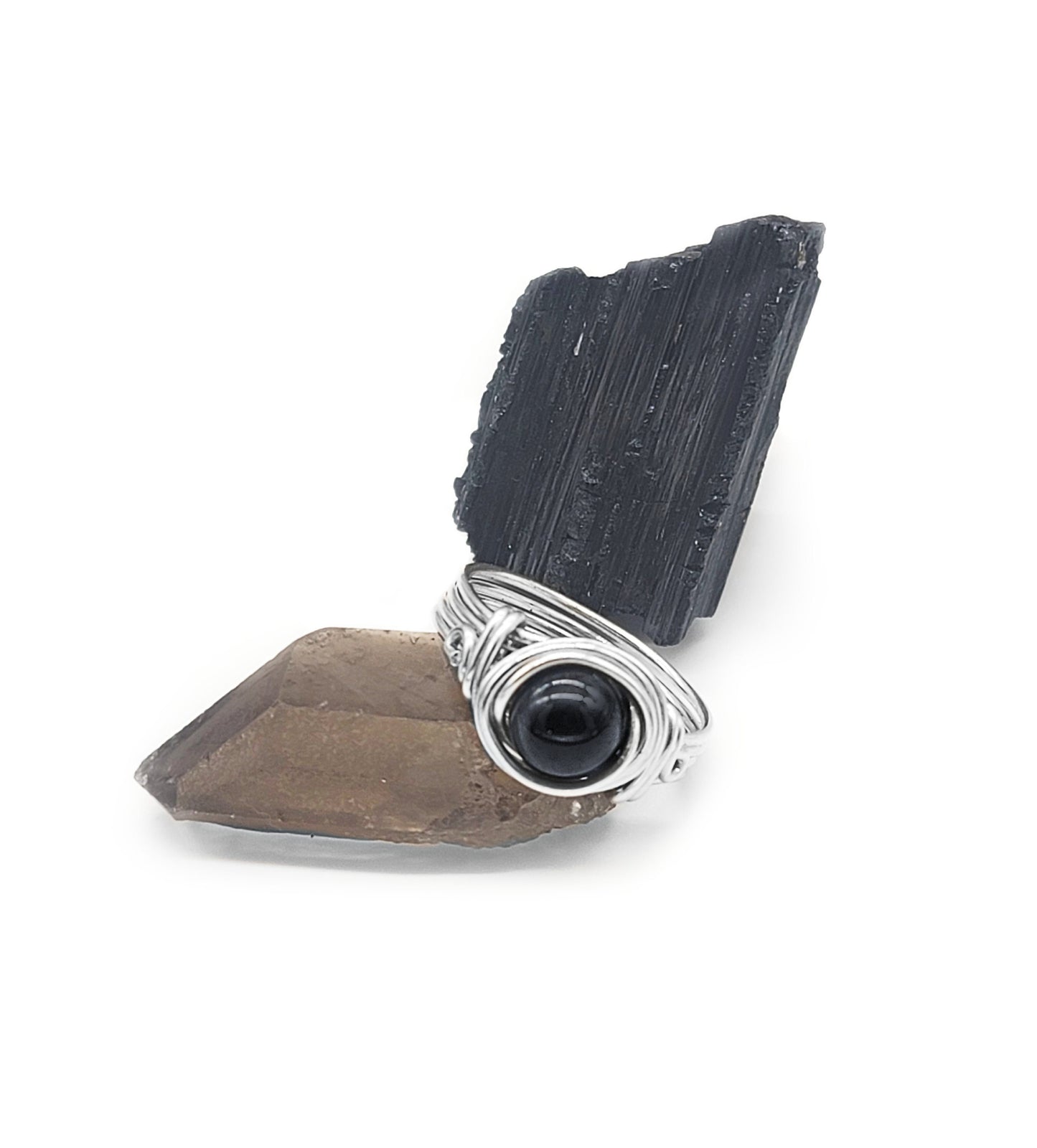 Black Onyx Celtic Meditation Ring