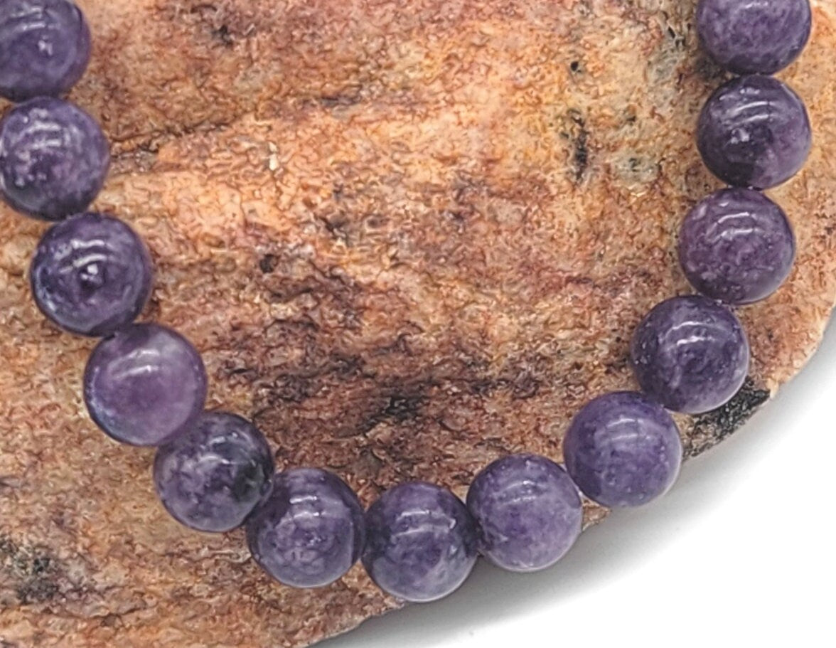 Lepidolite Beaded Bracelet