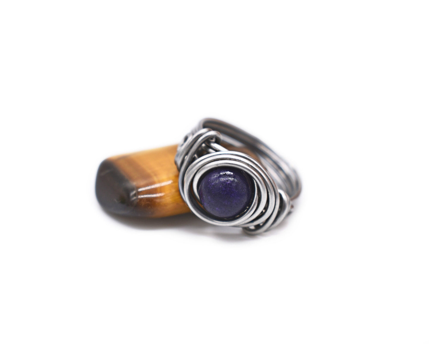 Lapis Lazuli Celtic Meditation Ring