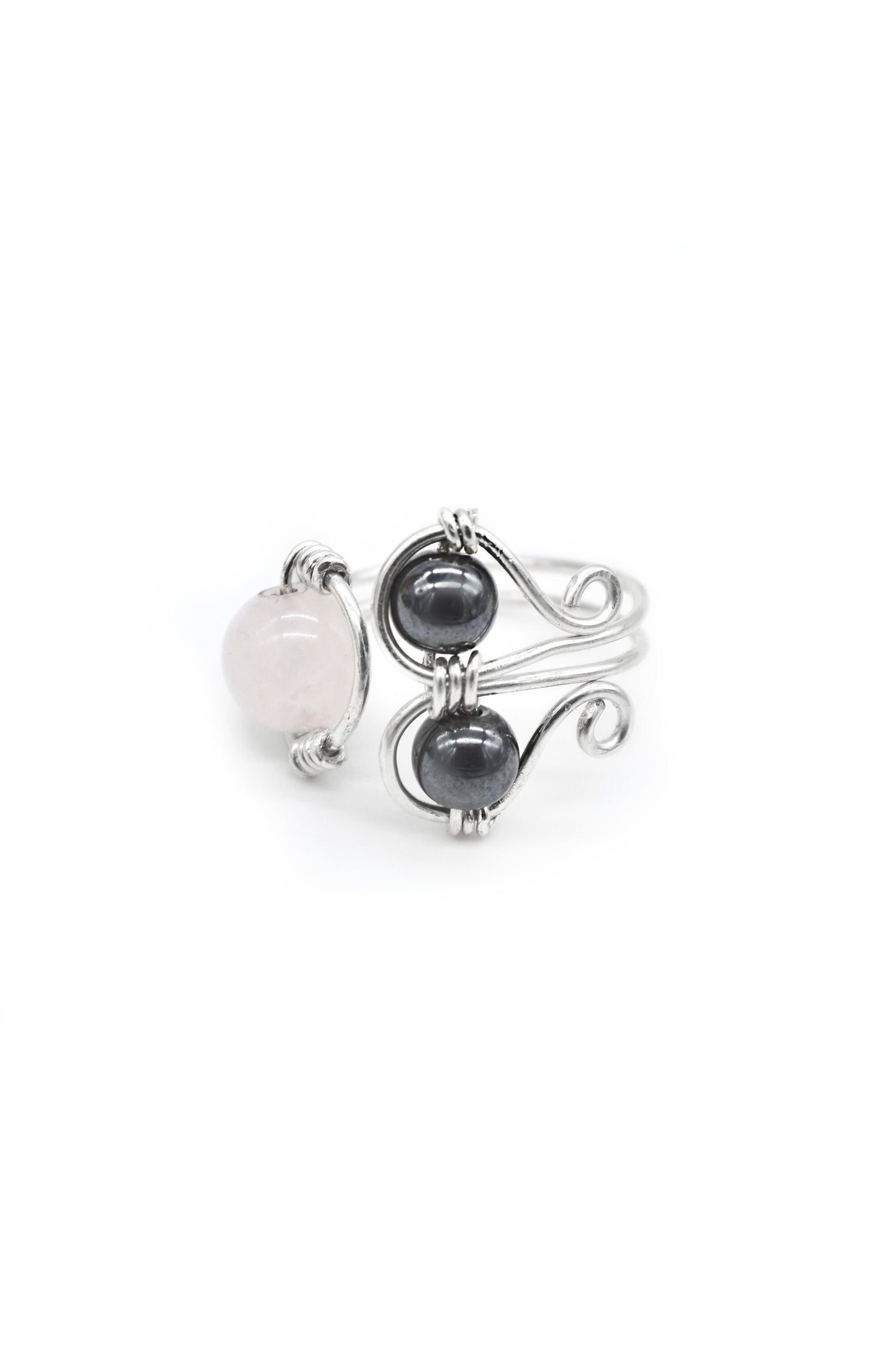 Gemstone Multi- Gemstone Handmade Heart Rings