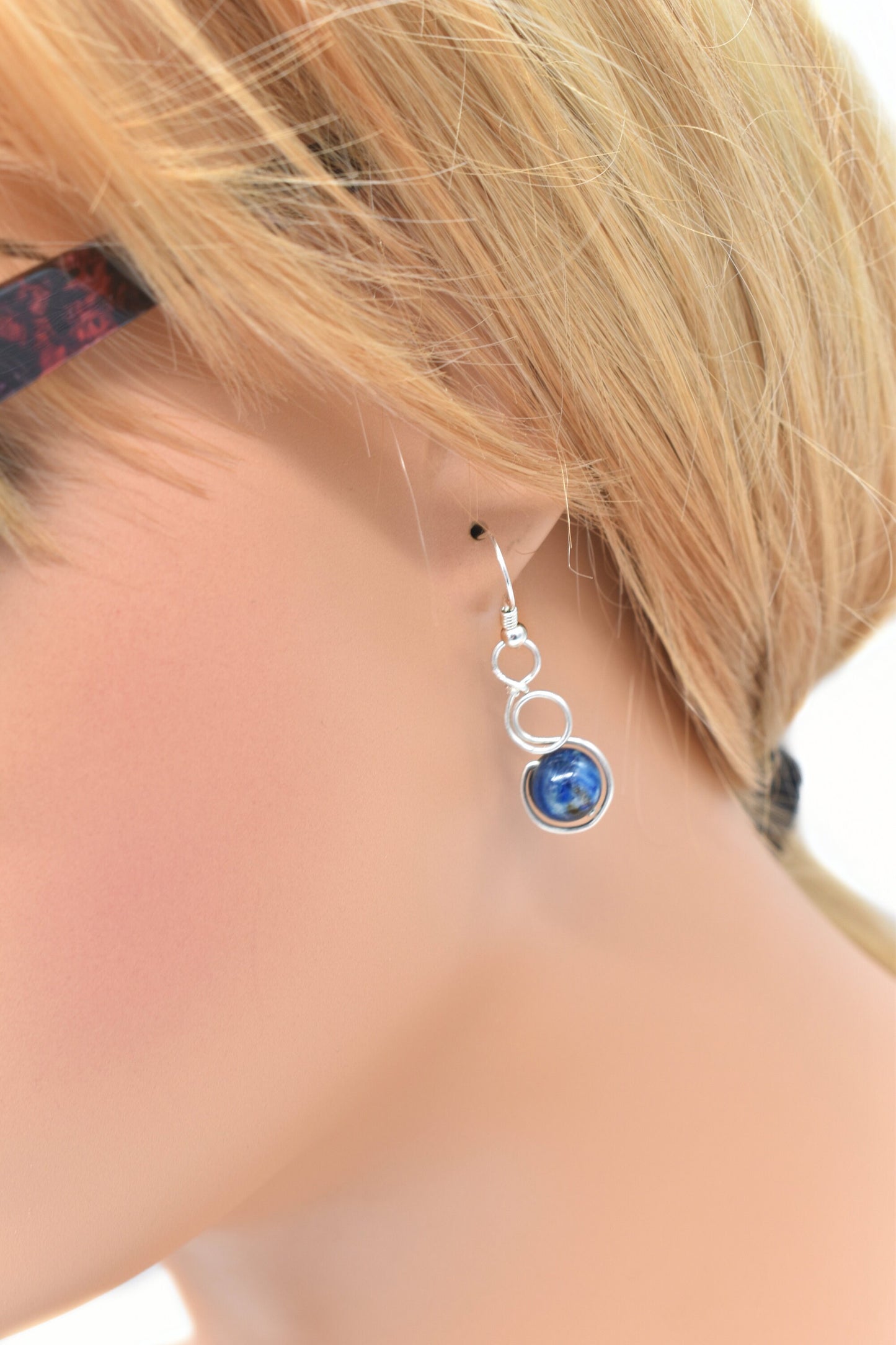 Blue Kyanite Earrings/ Kyanite Drop Earrings