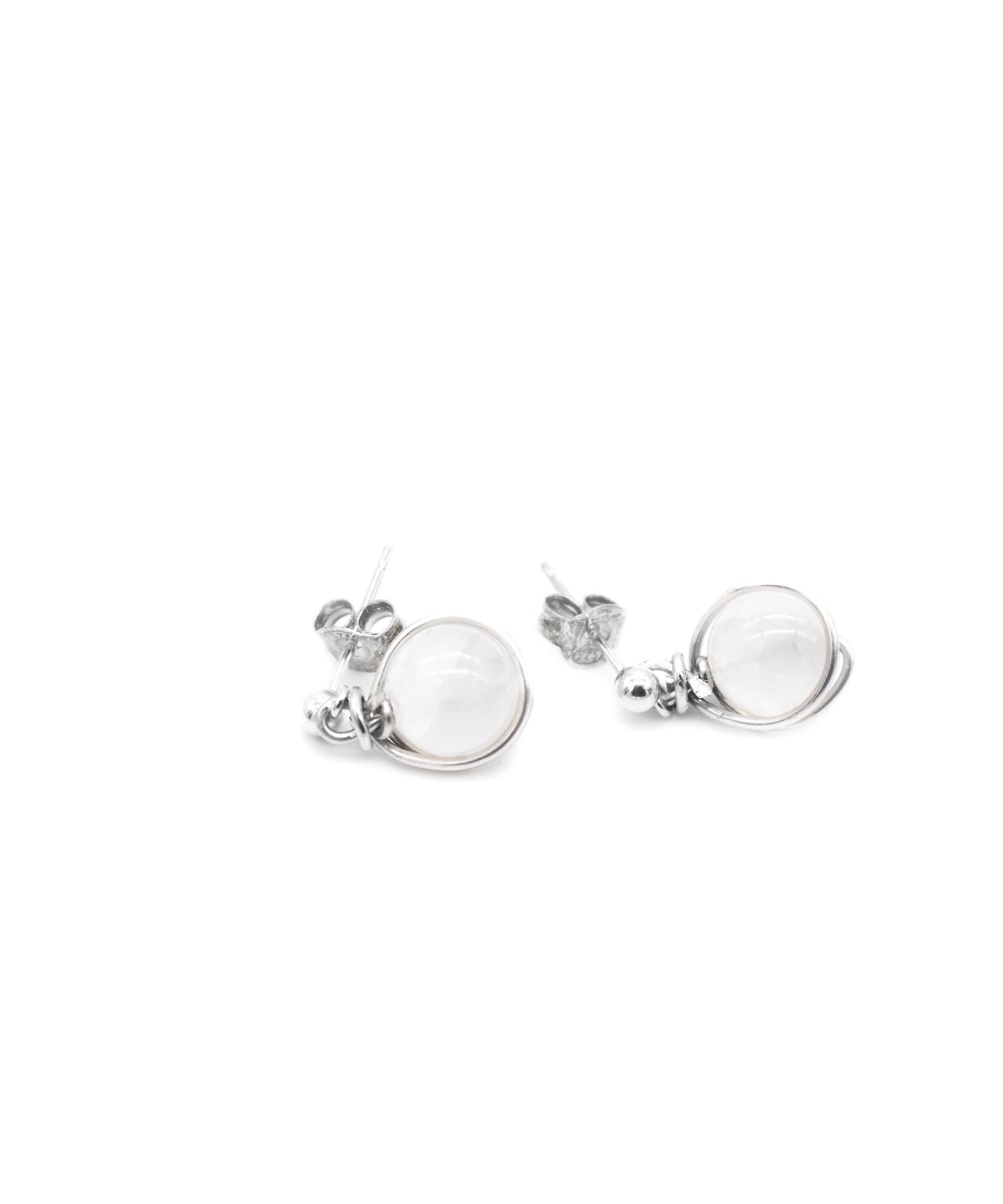 Dainty Selenite Cleansing Earrings