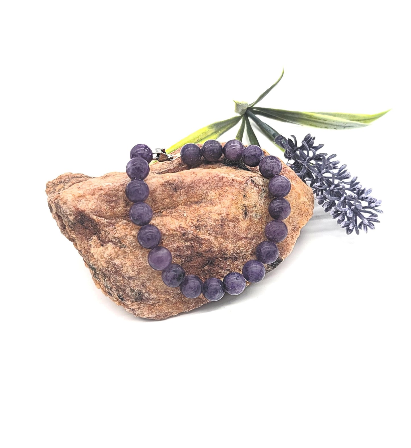 Lepidolite Beaded Bracelet