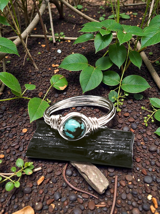 Turquoise Wire-Wrapped Ring – Healing, Protection and Southwest Beauty