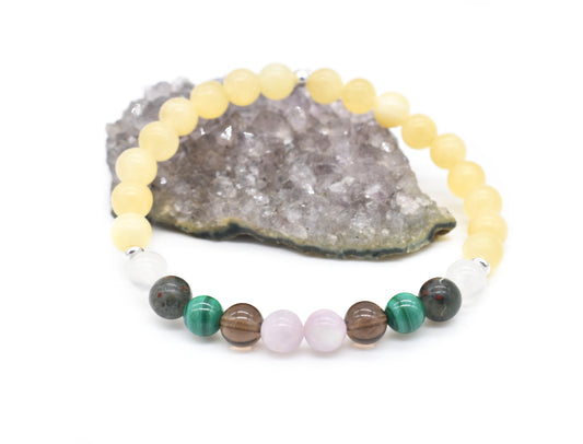 Body Healing Support Crystal Bracelet/Get Well Support Bracelet Gift