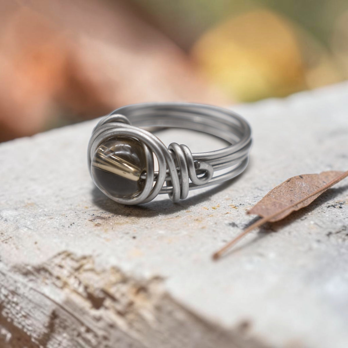 Grounding, Protection & Ancient Wisdom | Smoky Quartz Celtic Ring