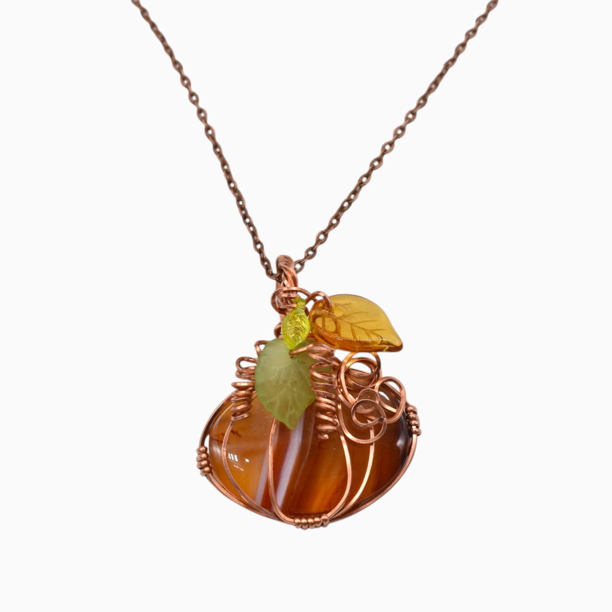 Creativity, Courage & Autumn Magic | Healing Light Streak Carnelian Copper Pumpkin