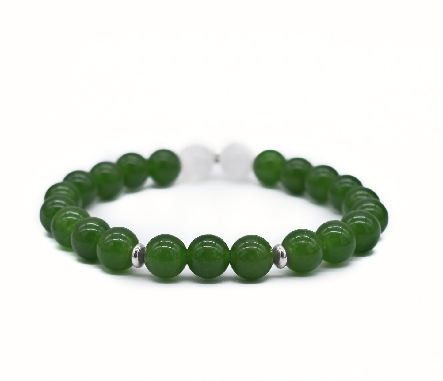 🌿 Healing Jade Bracelet - Stone of Harmony, Luck, and Emotional Balance🌿