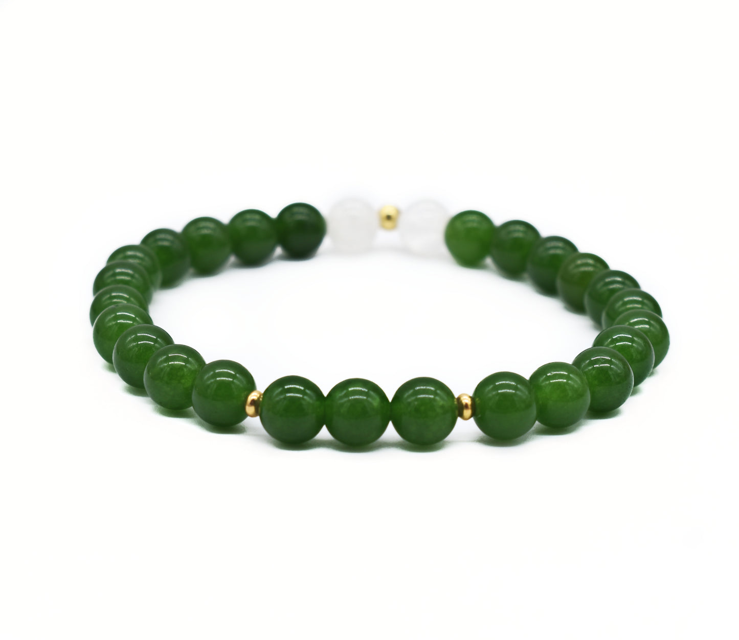 🌿 Healing Jade Bracelet - Stone of Harmony, Luck, and Emotional Balance🌿