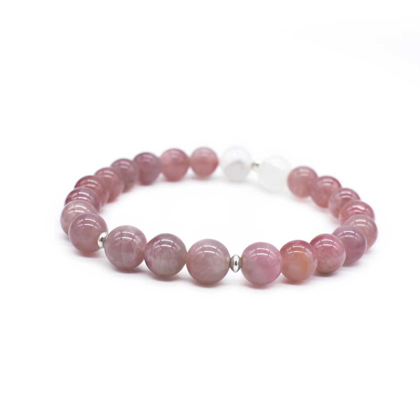 Madagascar Rose Quartz Gemstone Bracelet – Love, Compassion and Heart Healing🌞