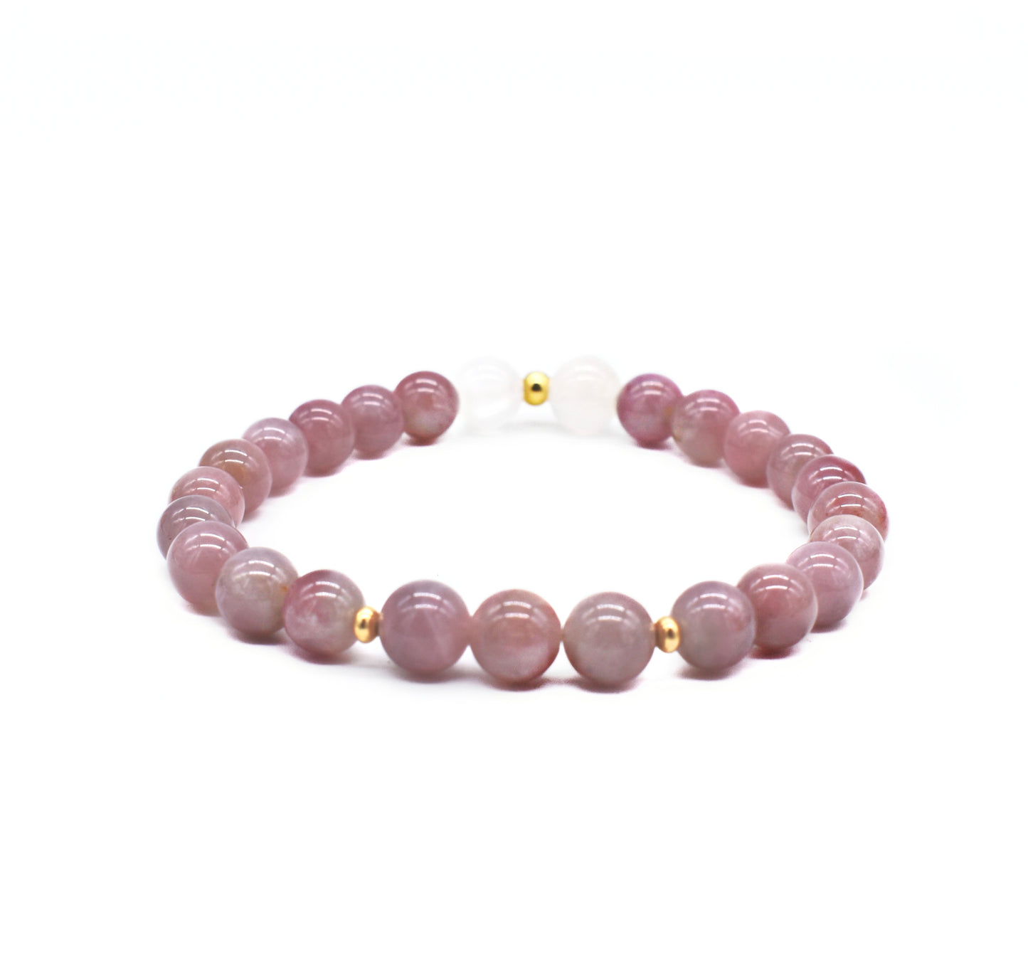 Madagascar Rose Quartz Gemstone Bracelet – Love, Compassion and Heart Healing🌞