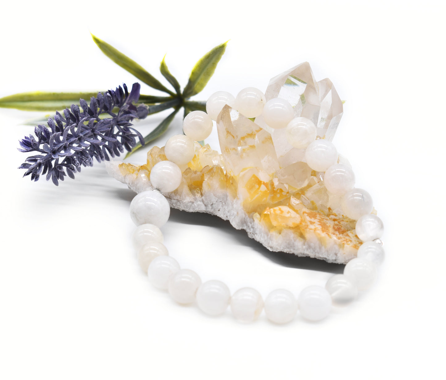 Intuitive Moonstone and Sterling Silver Gemstone Bracelet