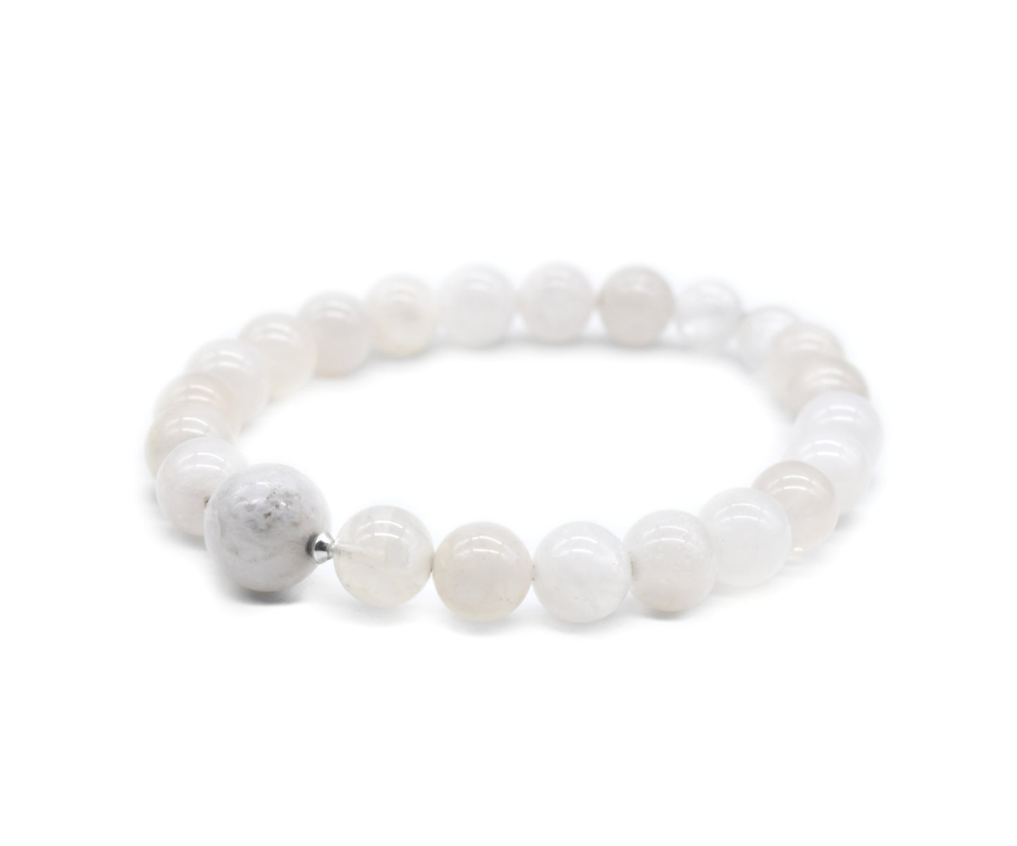 Intuitive Moonstone and Sterling Silver Gemstone Bracelet