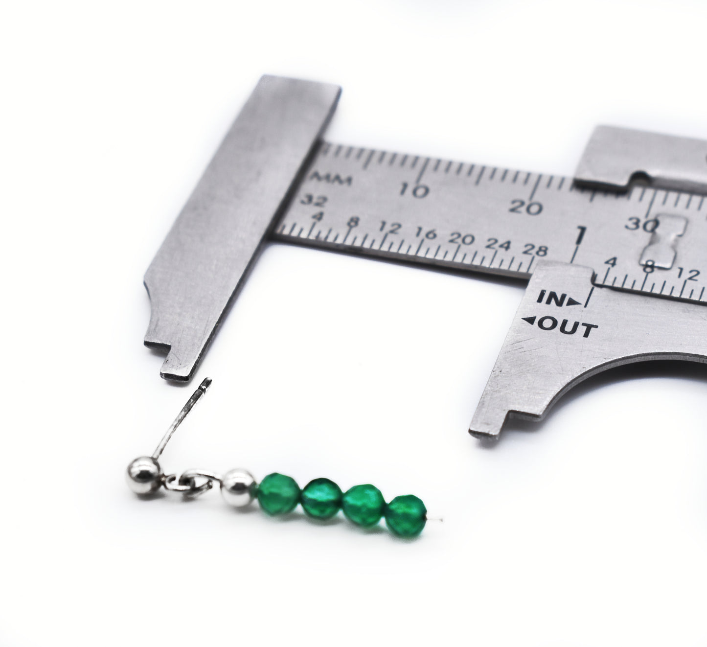 🌿 Healing Green Onyx Stud Earrings and Chandler Earring Set – Confidence, Protection and Heart-Centered Energy🌿