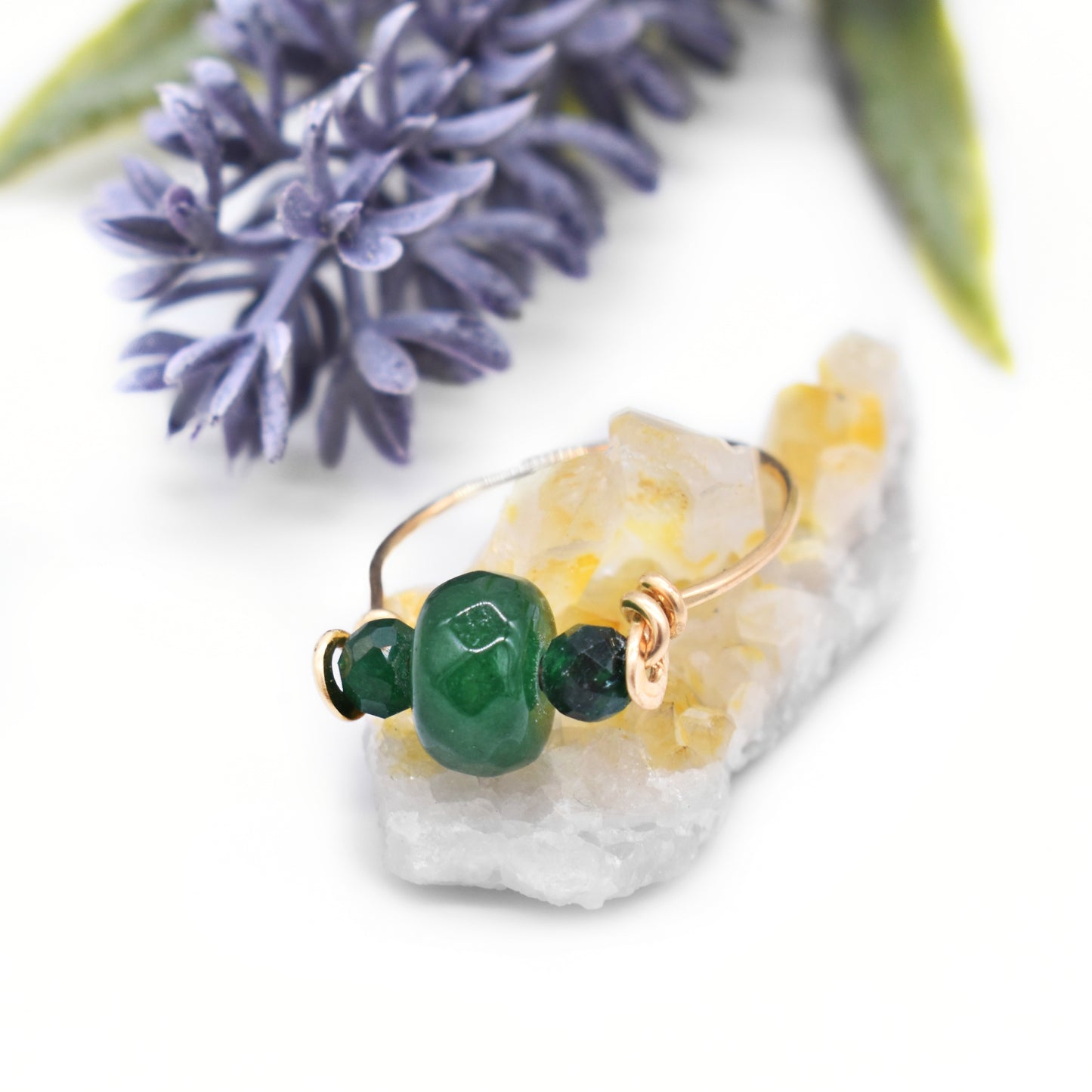 🌿 Jade Figit Ring Spinners -Anxiety Relief, Emotional Balance and Grounding Energy🌿