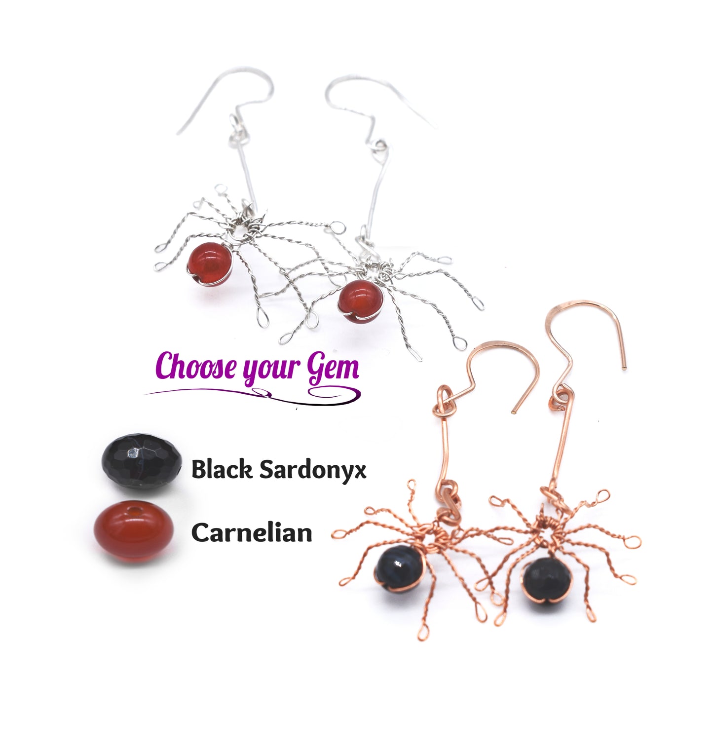 Halloween Spider Earrings: Spooky Elegance with a Touch of Magic