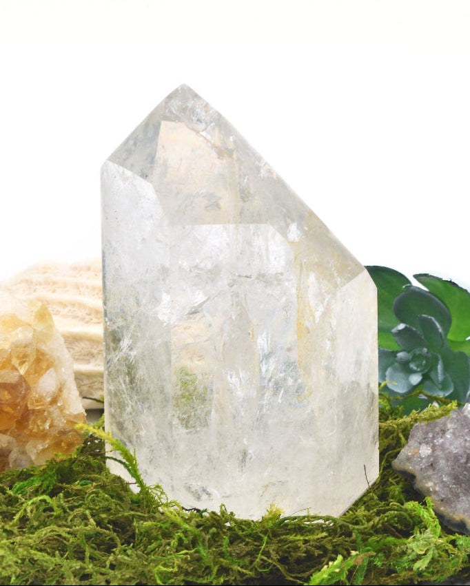 Rainbow Quartz/ Quartz Generator/ Quartz Point/ Quartz Crystal/ Quartz Tower/ Clear Quartz Point
