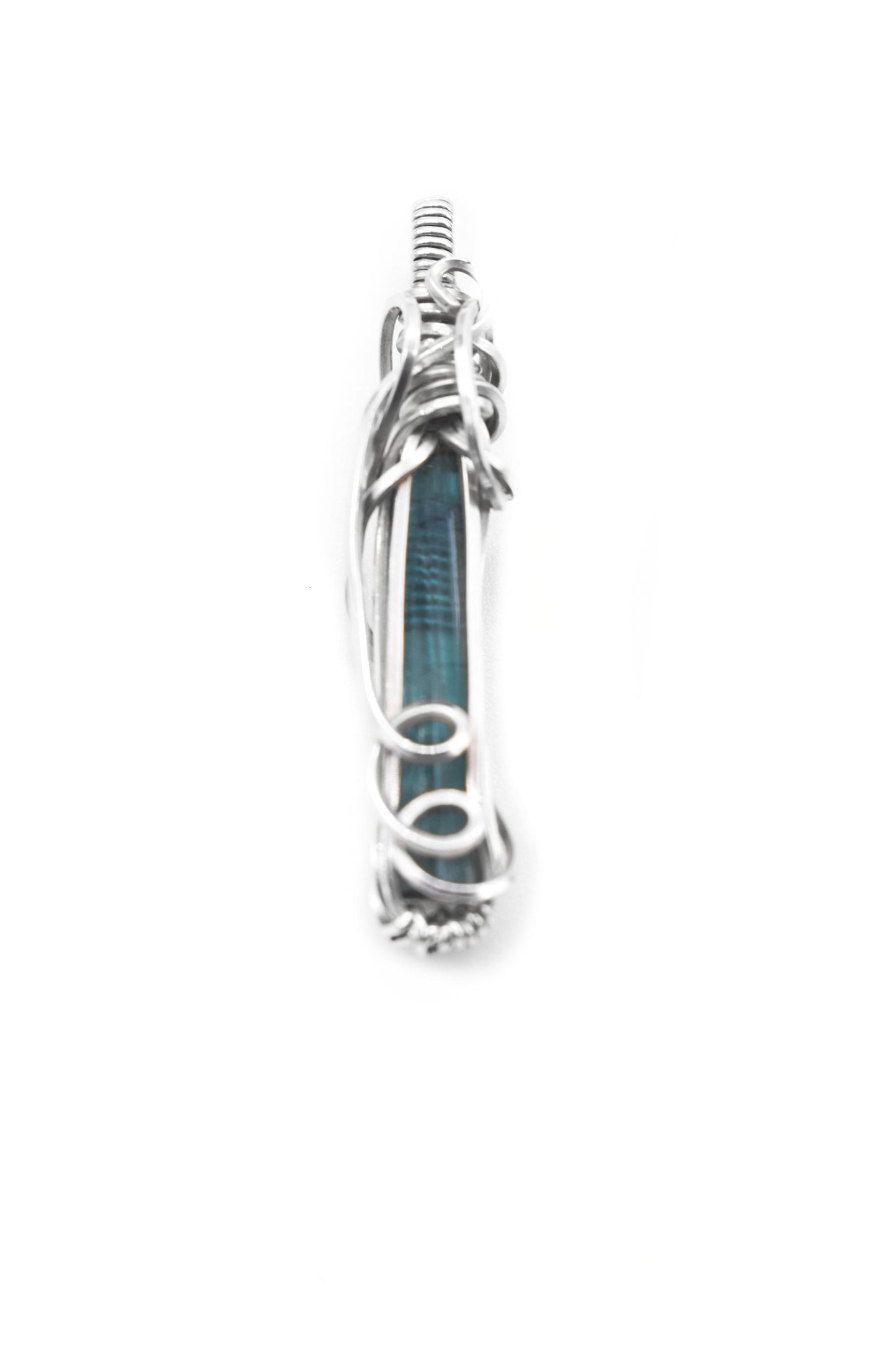 Elegant Blue Tourmaline Pendant