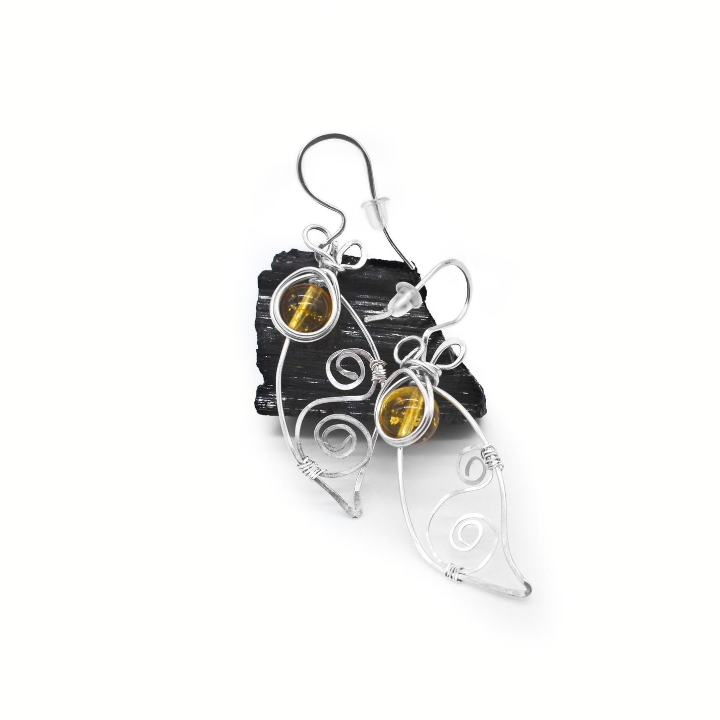  Leaf Crystal Boho Earrings