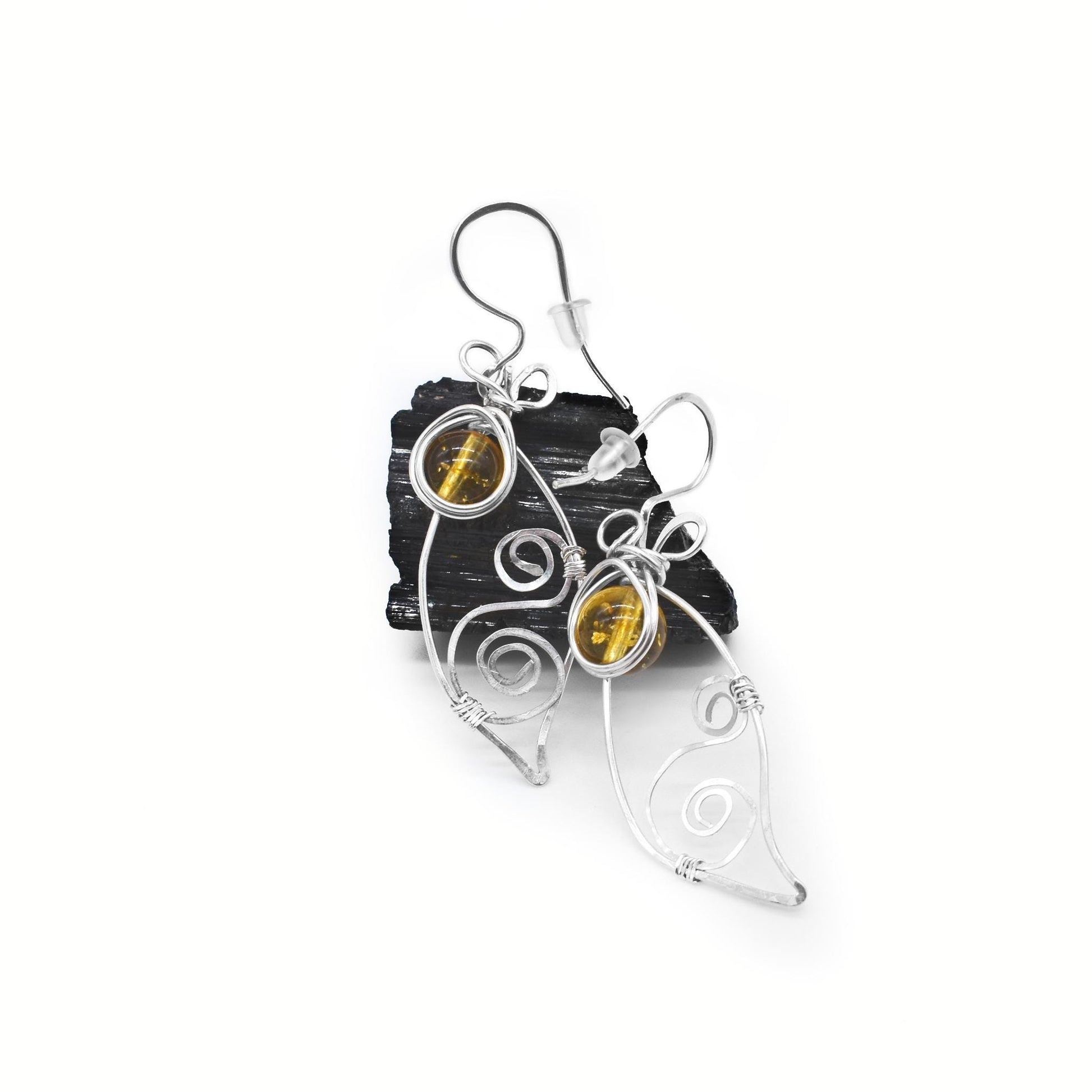  Leaf Crystal Boho Earrings