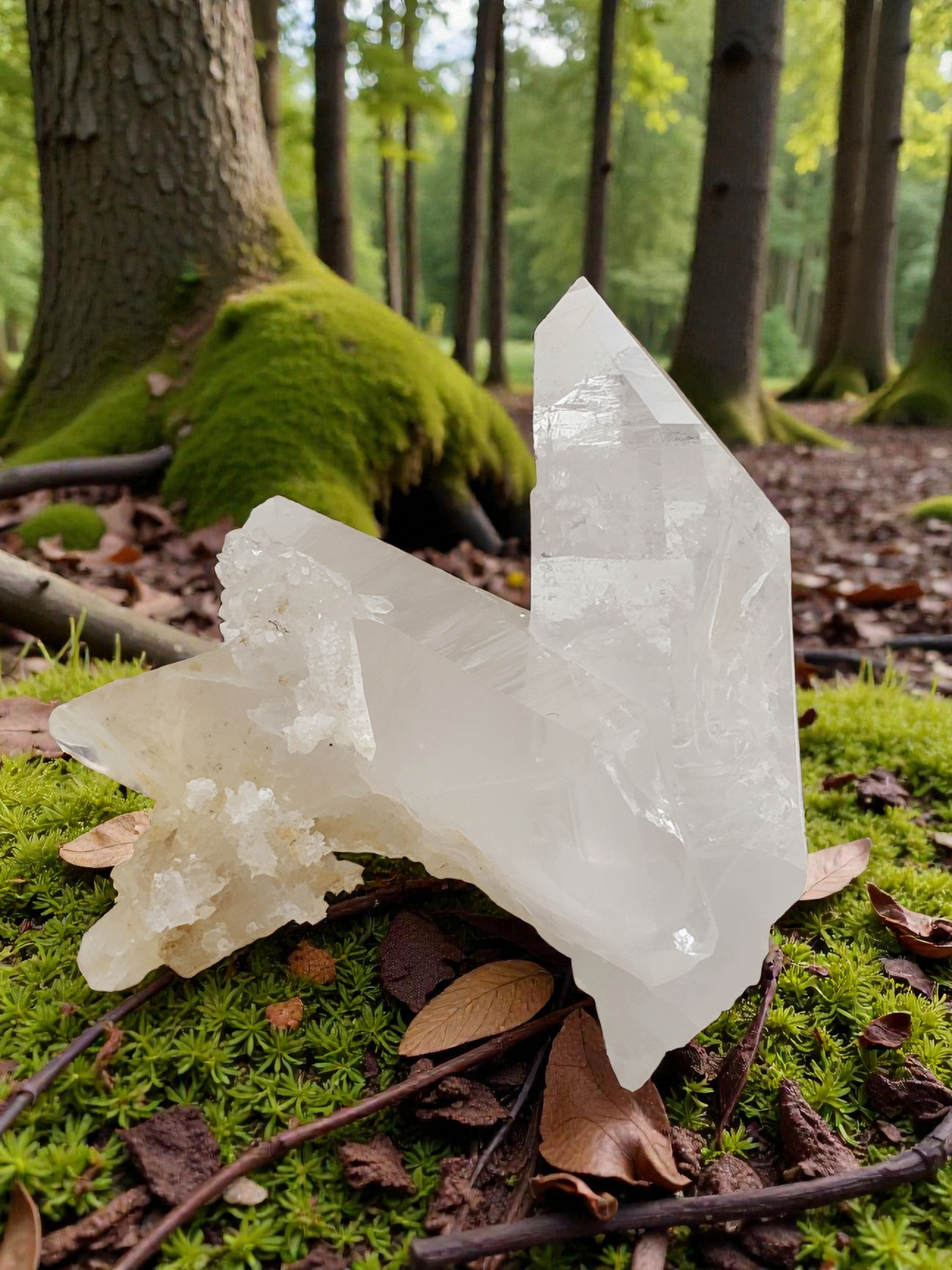 ✨ Raw Quartz Crystal – Genuine Reiki Healing Stone ✨